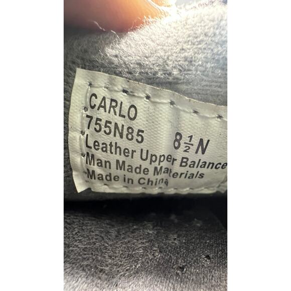 🤎 Naturalizer “Carlo” Brown Leather Comfort Sneakers sz 8.5N Narrow hook loop - Picture 5 of 5